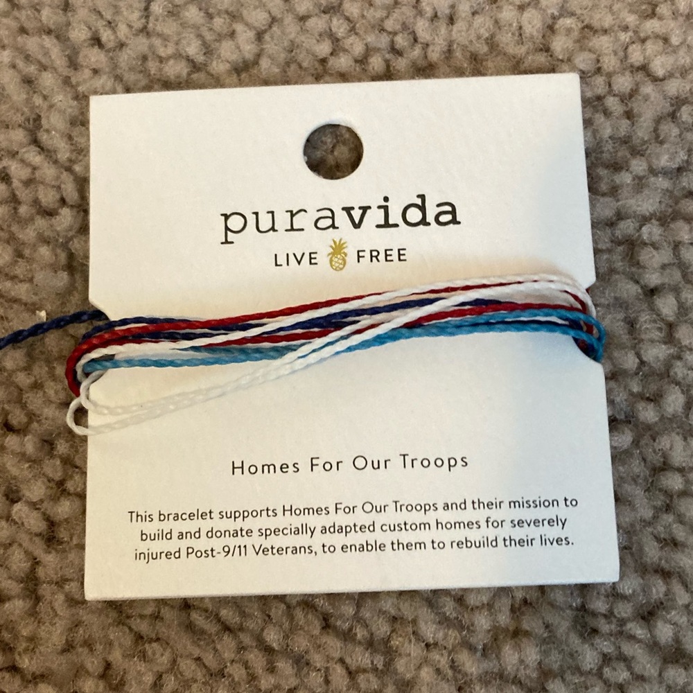 Pura Vida Homes for Troops Bracelet